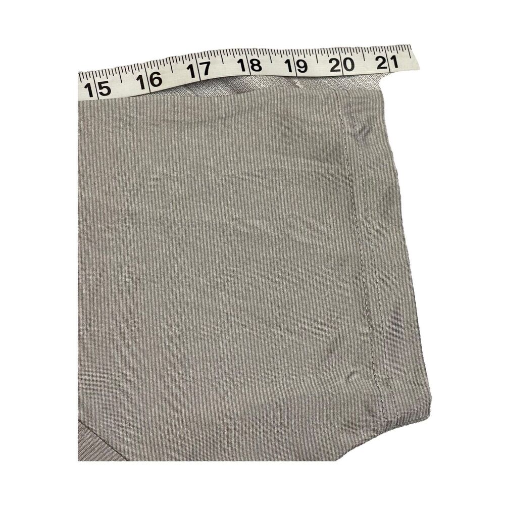 Grand Slam Polo Shirt Men's Medium Gray Striped Short Sleeve Classic Performance - Picture 6 of 6
